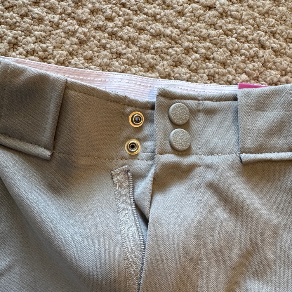 Rawlings‎ Youth Baseball Pants Gray BTB1010R 2XS New With Tags - Picture 2 of 5